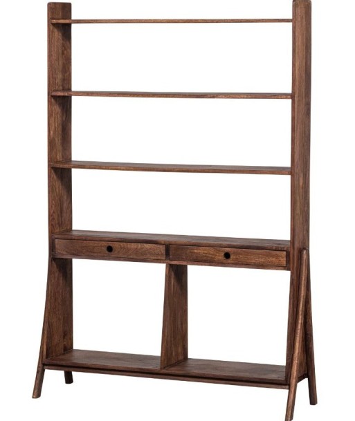 Armoire ouverte avec 2 tiroirs manguier noyer vous aussi creer 