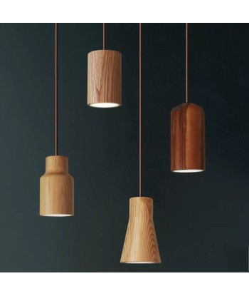 Suspension bois acacia minimaliste scandinave Le MVP de beaucoup