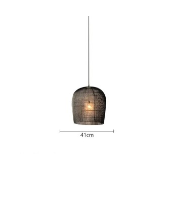 Suspension rotin minimaliste design scandinave solde