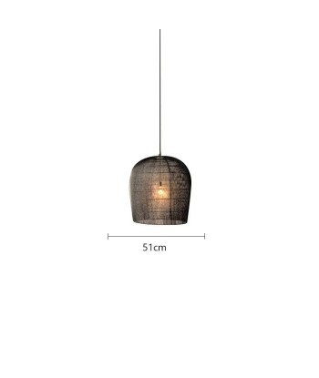 Suspension rotin minimaliste design scandinave solde