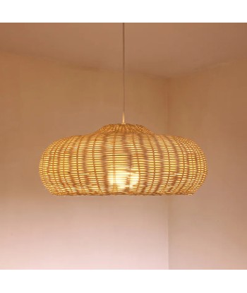 Suspension rotin design champignon vintage acheter