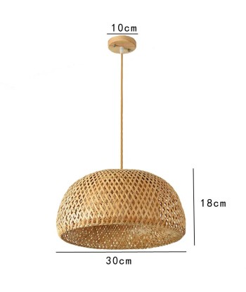 Suspension rotin arrondie naturelle vintage Comparez et commandez 