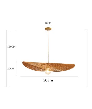 Suspension corde en chanvre torsion design moderne Amélioration de cerveau avec