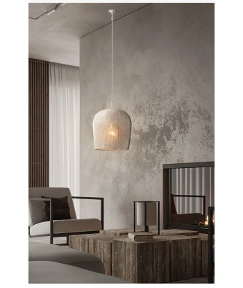 Suspension rotin minimaliste design scandinave solde