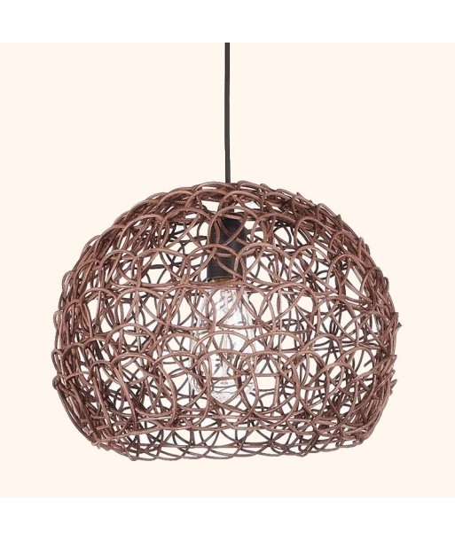 Suspension bambou cloche arrondie design moderne de France