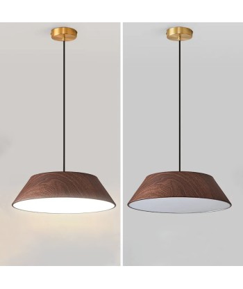 Suspension bois minimaliste évasée design scandinave Livraison rapide