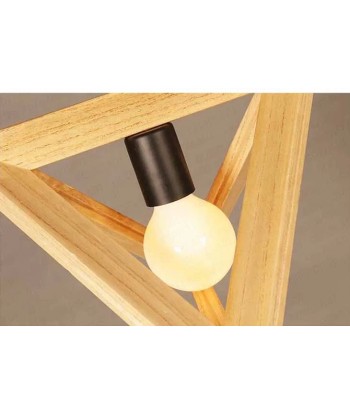 Suspension bois triangle design moderne En savoir plus