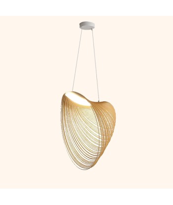 Suspension bois anneaux design moderne En savoir plus