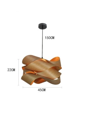 Suspension bois pliage design moderne Amélioration de cerveau avec