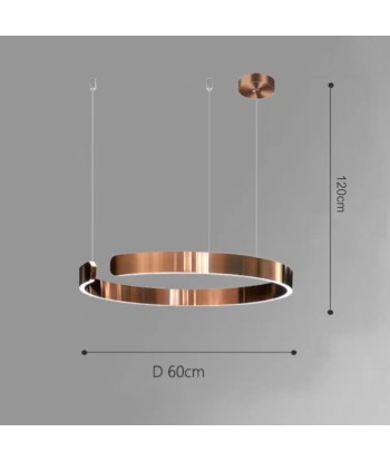 Suspension métal anneau ouvert design moderne Comment ça marche