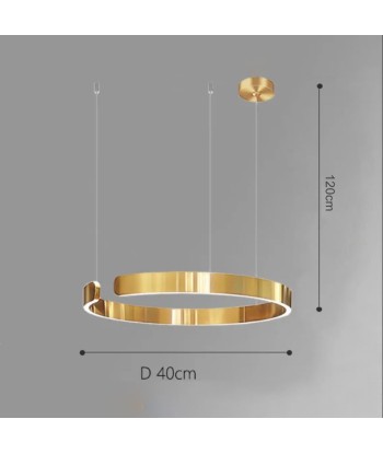 Suspension métal anneau ouvert design moderne Comment ça marche