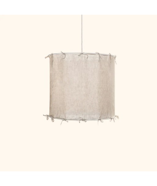 Suspension tissu cylindre petits noeuds design vintage les muscles