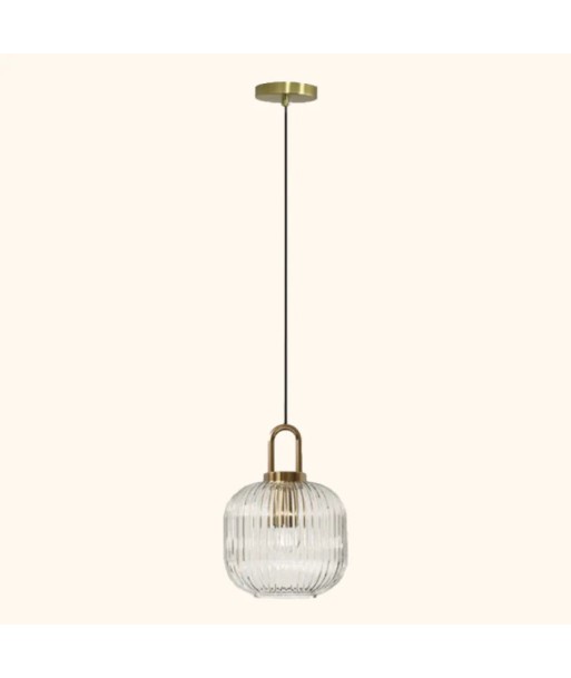 Suspension art déco globe en verre cannelé 50-70% off 