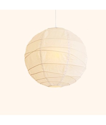 Suspension papier blanc globe style moderne plus qu'un jeu 