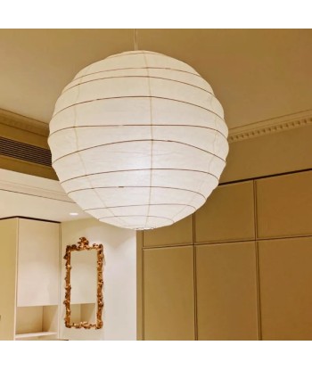 Suspension papier blanc globe style moderne plus qu'un jeu 