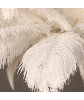 Suspension en plumes blanches pendantes style art déco vintage JUSQU'A -70%! 