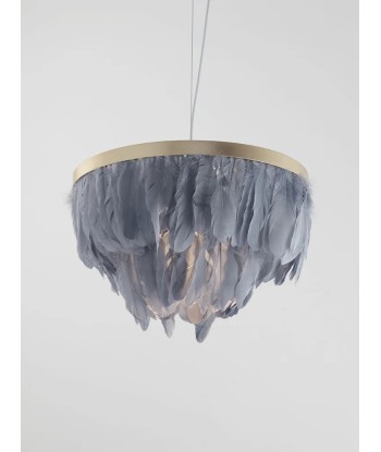 Suspension en plumes colorées anneau doré design art déco vente chaude votre 