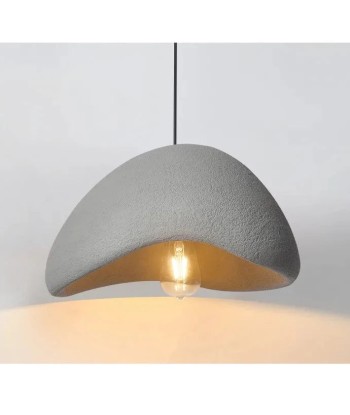 Suspension terre cuite cloche asymétrique scandinave minimaliste Amélioration de cerveau avec