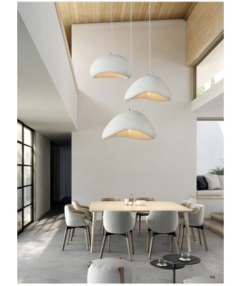 Suspension terre cuite cloche asymétrique scandinave minimaliste Amélioration de cerveau avec