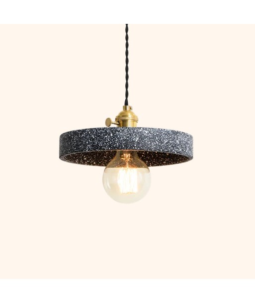 Suspension terrazzo cylindre plat industriel chez Cornerstreet bien 