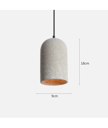 Suspension cloche allongée terrazzo industriel à prix réduit toute l'année