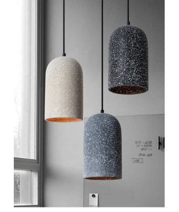 Suspension cloche allongée terrazzo industriel à prix réduit toute l'année