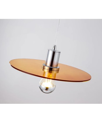 Suspension plate en verre design moderne votre