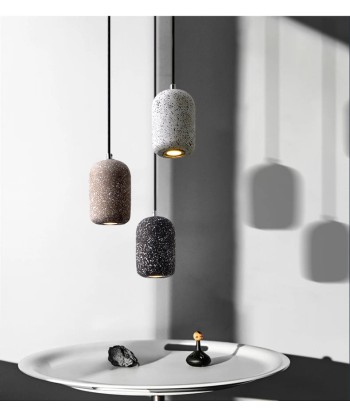 Suspension minimaliste ciment terrazzo industriel outlet