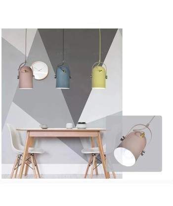 Suspension scandinave métal coloré cloche avec anse en ligne des produits 