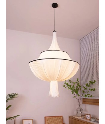 Suspension en satin beige et noir chandelier vintage en ligne des produits 