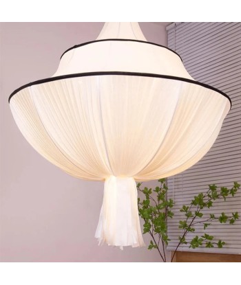 Suspension en satin beige et noir chandelier vintage en ligne des produits 