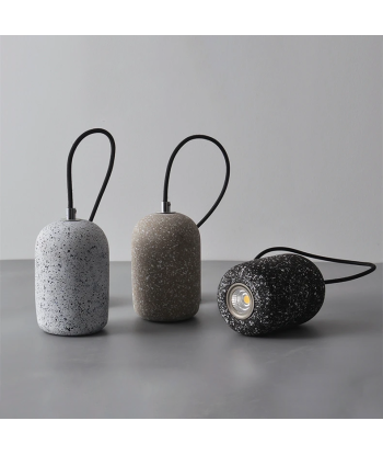 Suspension minimaliste ciment terrazzo industriel outlet