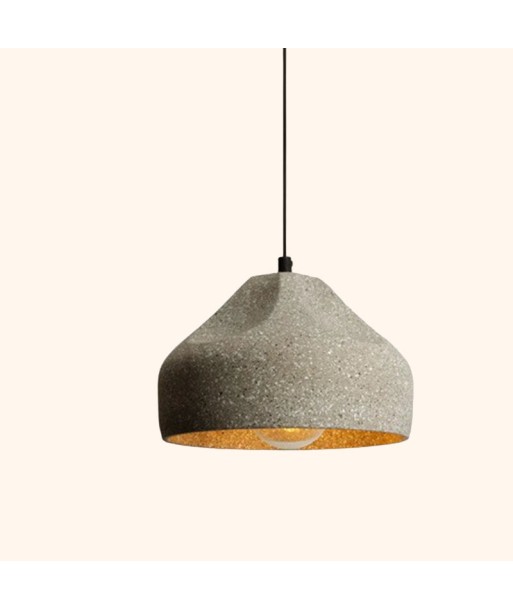 Suspension ciment terrazzo cloche déformée scandinave industriel Profitez des Offres !