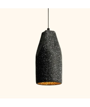 Suspension ciment terrazzo allongée déformée scandinave france