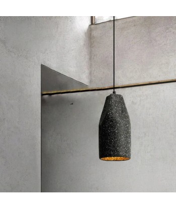 Suspension ciment terrazzo allongée déformée scandinave france