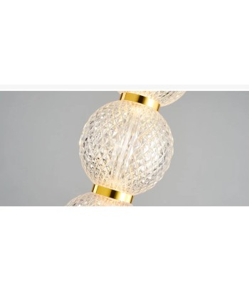 Suspension transparente dorée guirlande boule art déco prix pour 