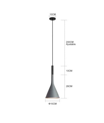 Suspension conique minimaliste scandinave de pas cher