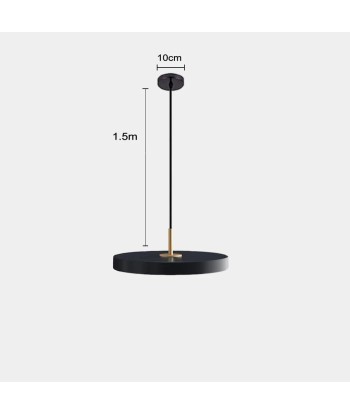 Suspension scandinave plat rond led prix