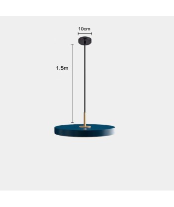 Suspension scandinave plat rond led prix