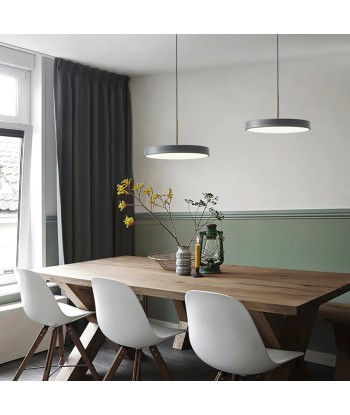 Suspension scandinave plat rond led prix