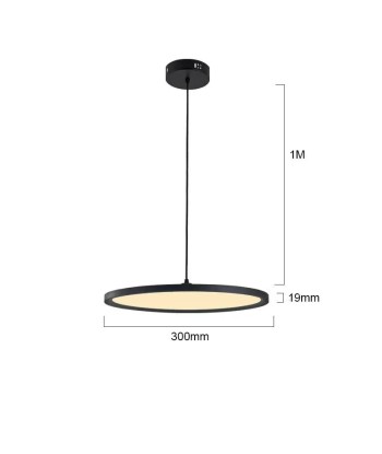 Suspension moderne panneau rond led prix pour 