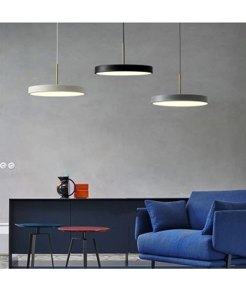 Suspension scandinave plat rond led prix