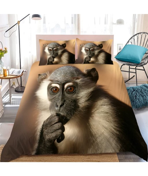 Duvet cover monkey thinker store