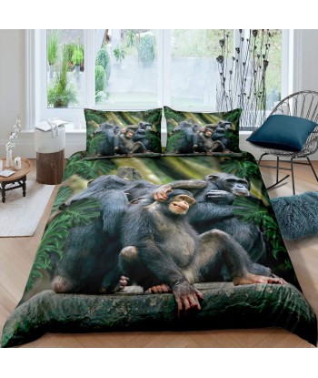 Duvet cover families of monkey Par le système avancé 