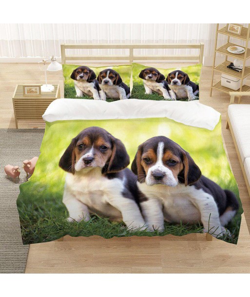 Puppy duvet cover rembourrage situé sous