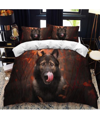 Language dog duvet cover la livraison gratuite