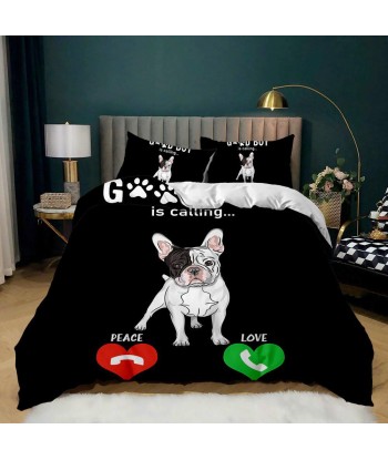 Duvet cover The dog call l'évolution des habitudes 