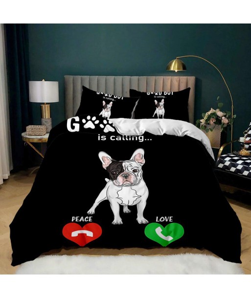 Duvet cover The dog call l'évolution des habitudes 