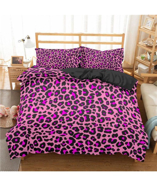 Fluo leopard duvet cover paiement sécurisé