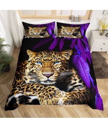 Violet leopard duvet cover Vous souhaitez 